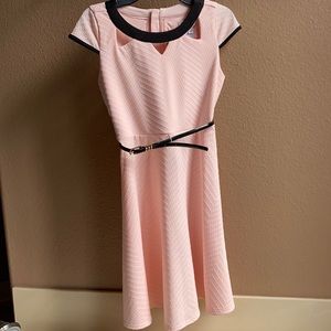 blush by Us Angels Sparkle Knit Belted Dress, Size 14 (Girls), NWT